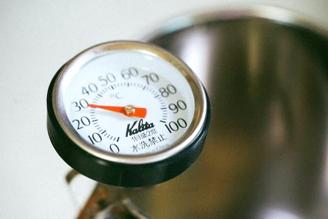 Thermometer for ice maker